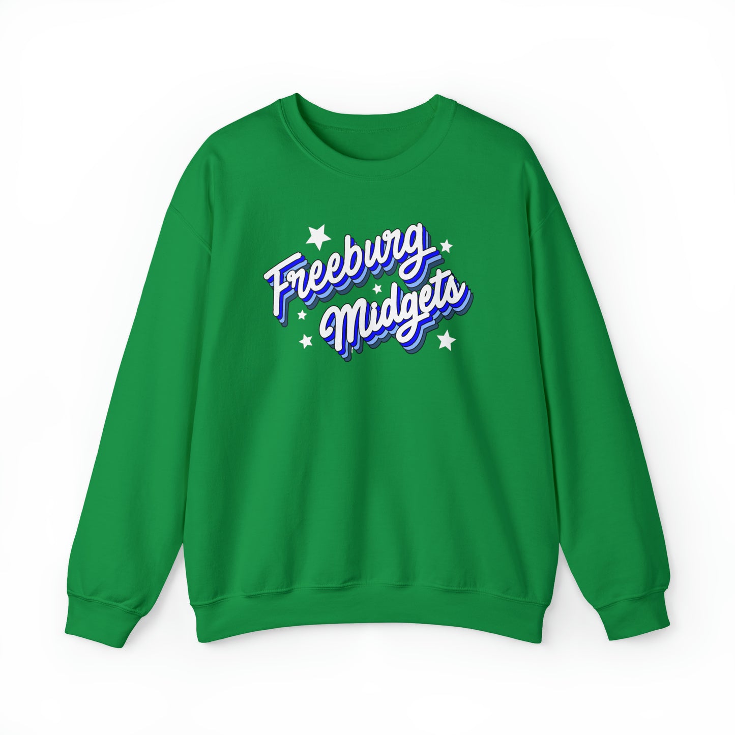 Retro Freeburg Midgets Unisex Heavy Blend™ Crewneck Sweatshirt