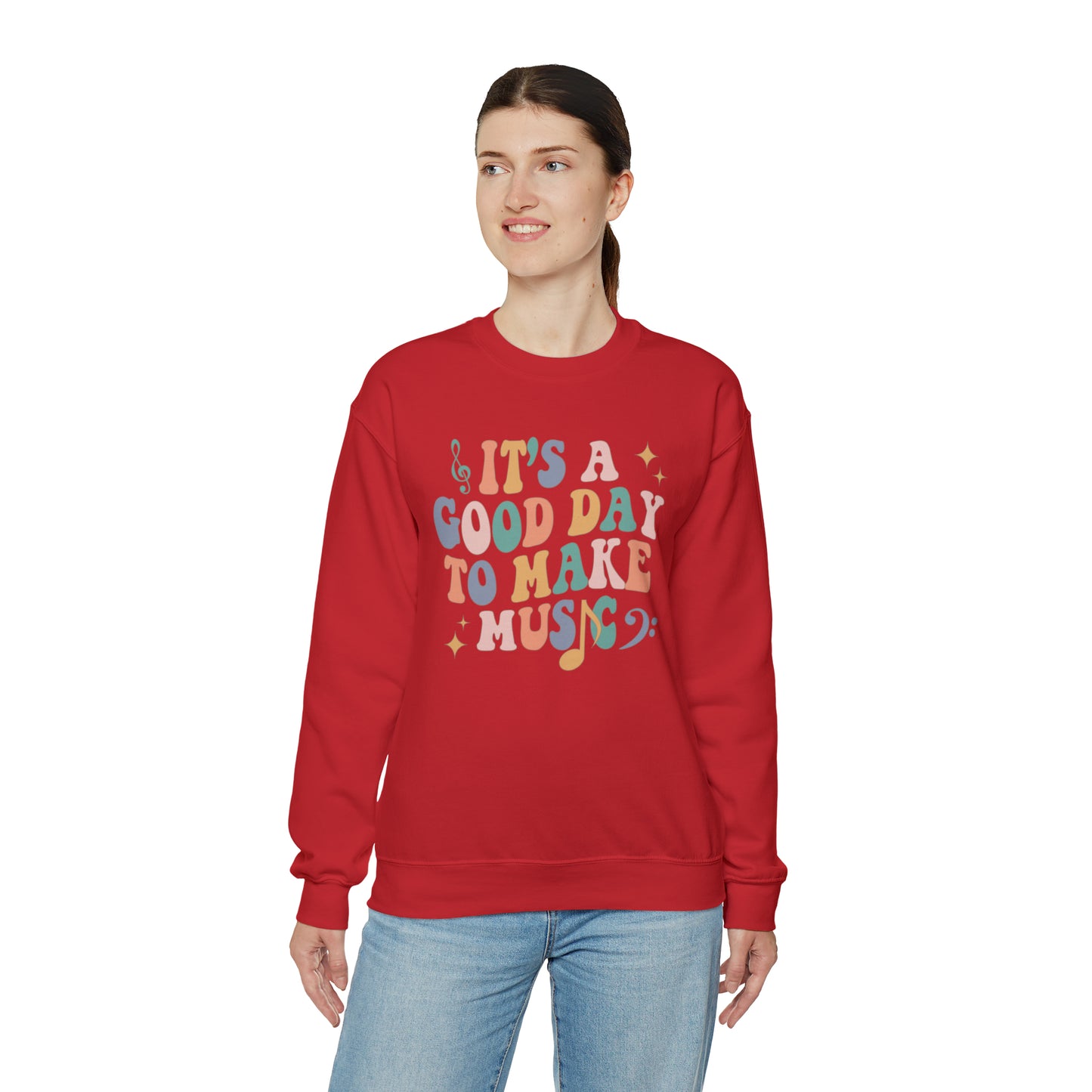 It's a Good Day to Make Music Heavyweight Crewneck Sweatshirt