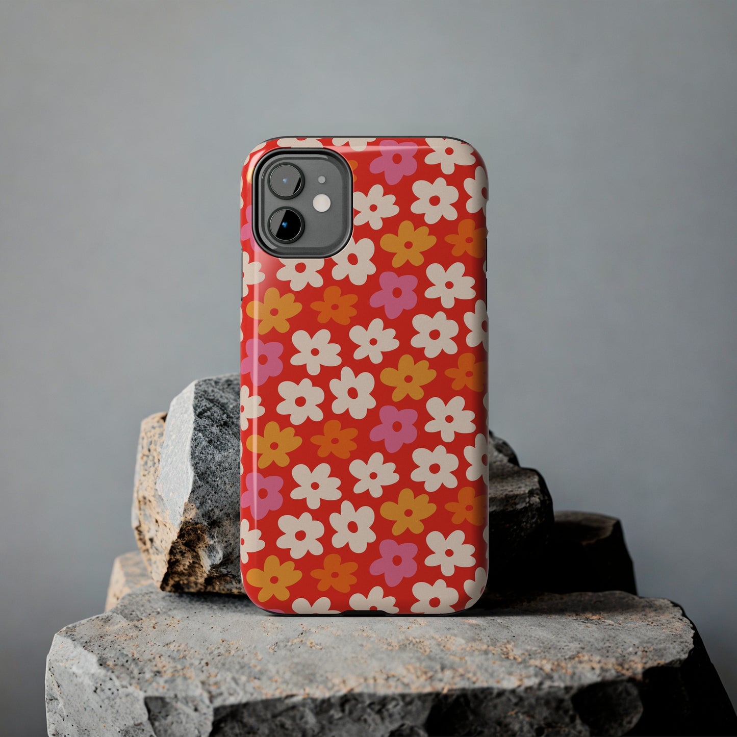 Flower Retro Tough Phone Cases