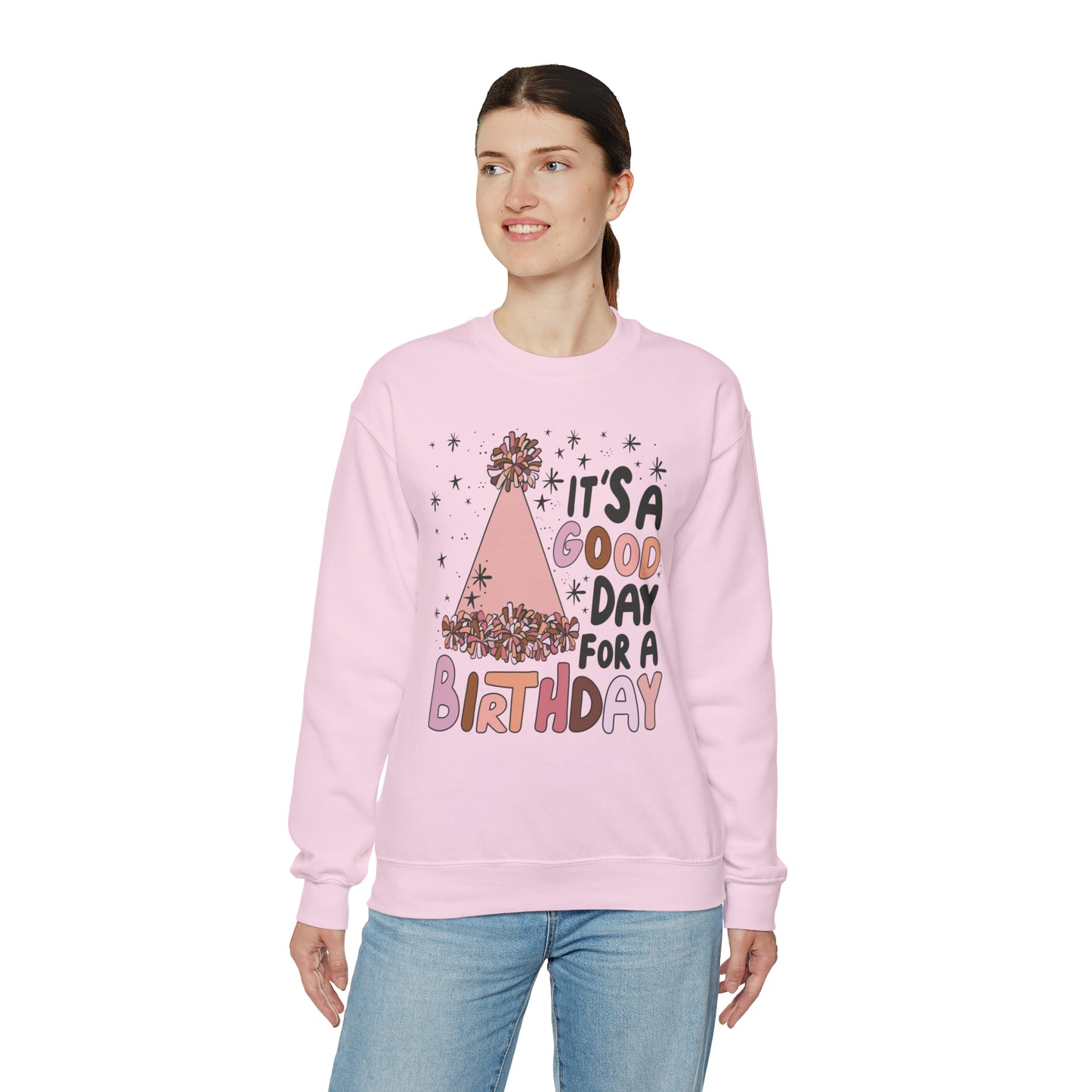 It's a Good Day for a Birthday Heavy Blend™ Crewneck Sweatshirt
