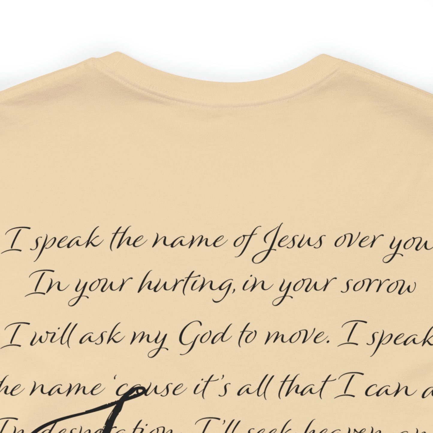 "Jesus Scripture" (Front and Back Design) Unisex Jersey Short Sleeve Tee