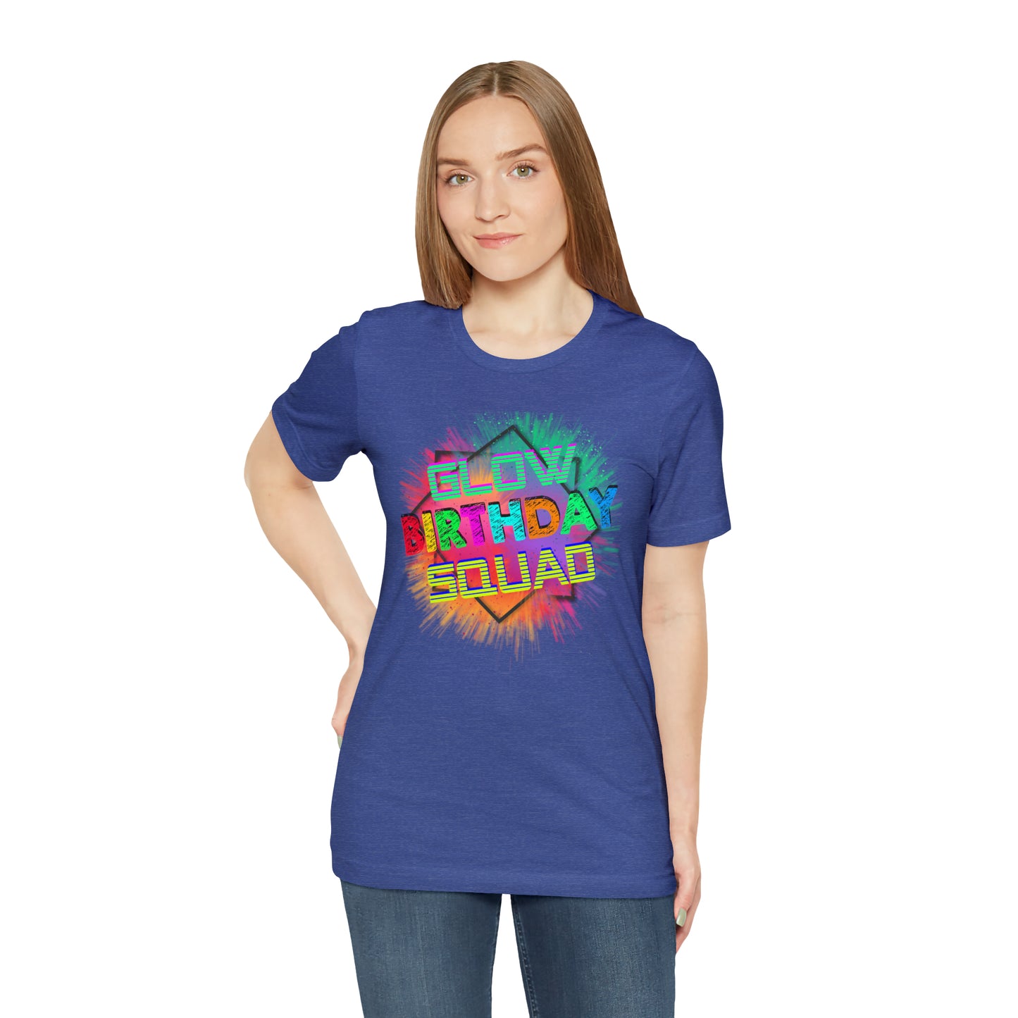 Glow Birthday Squad T-Shirt