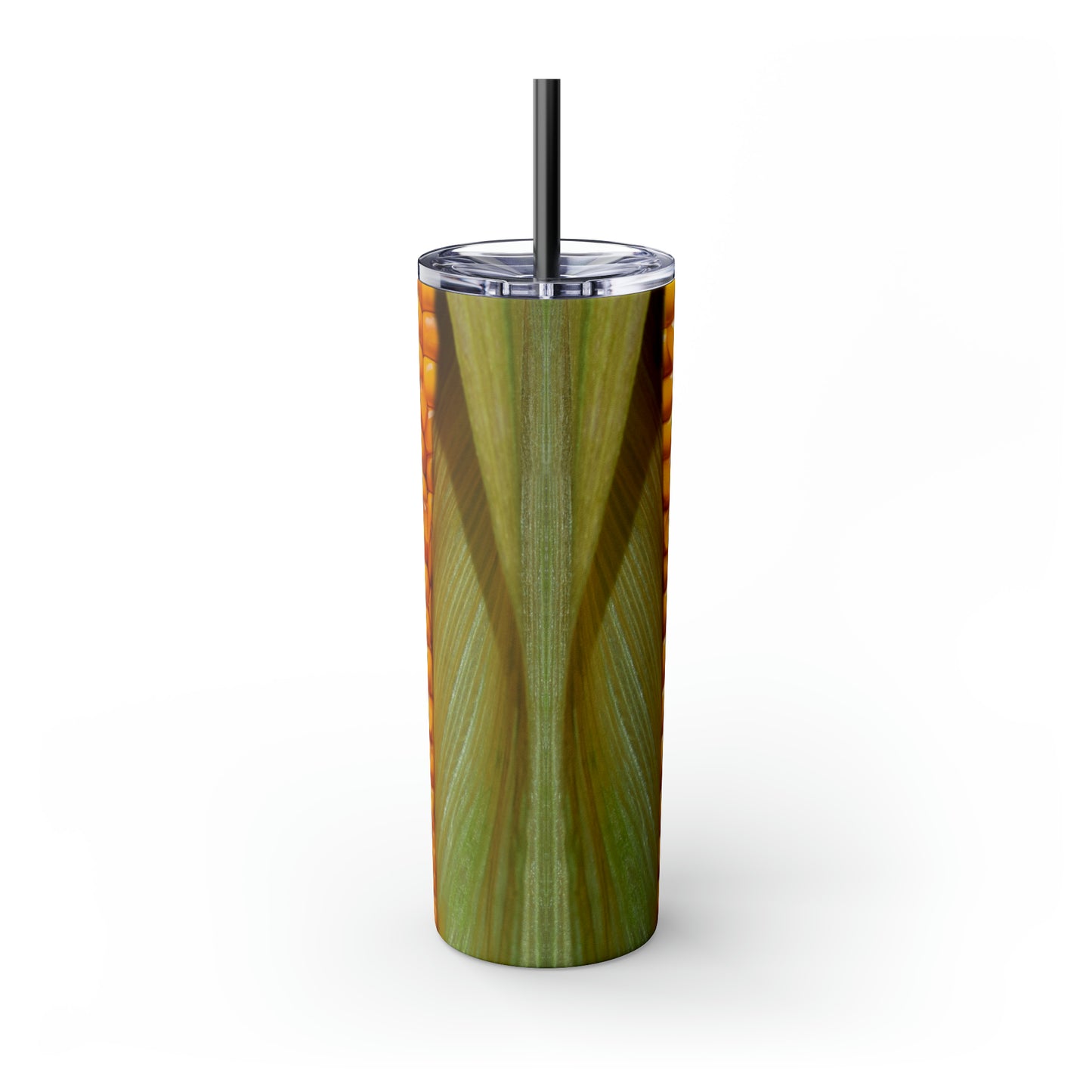 Ear of Corn/ Corn on the Cob Country Farming Skinny Tumbler with Straw, 20oz