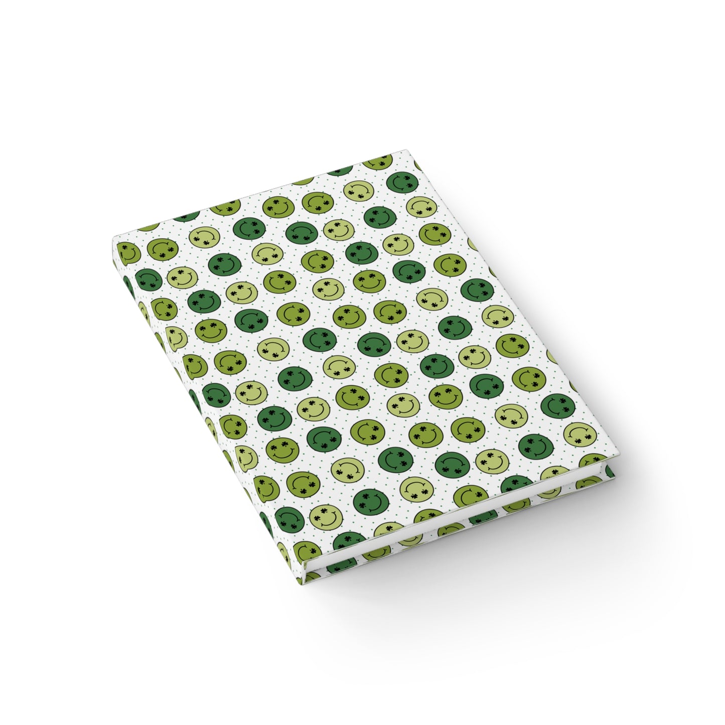 Greenish Smiley Faces Journal - Blank