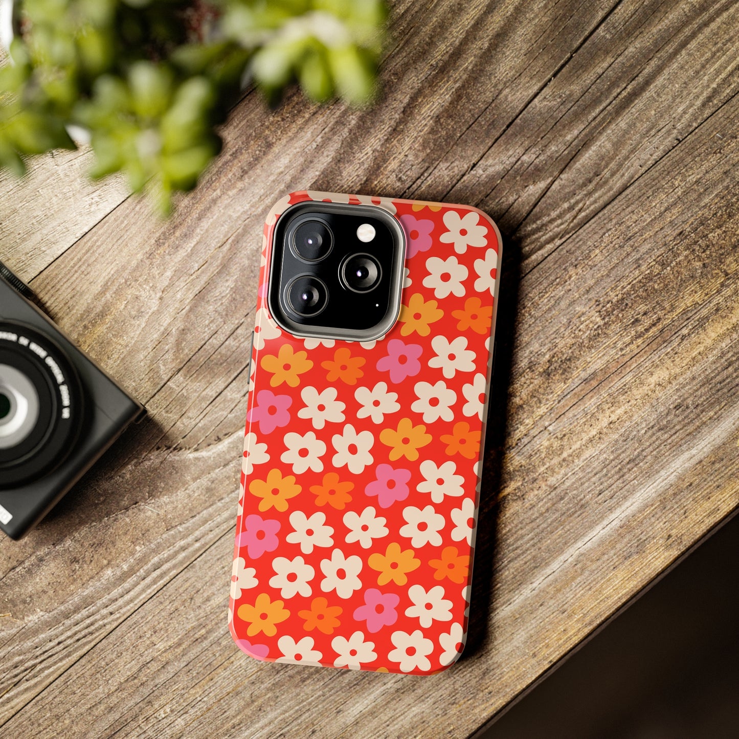 Flower Retro Tough Phone Cases