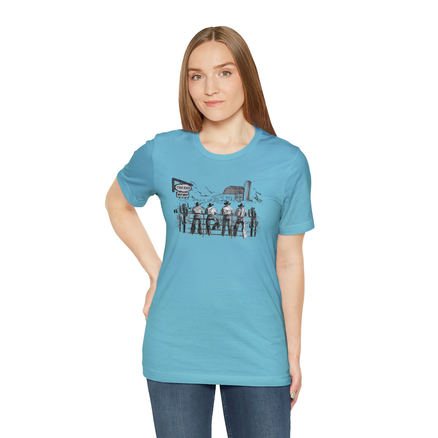 "Rodeo Cowboys" Unisex Jersey Short Sleeve Tee