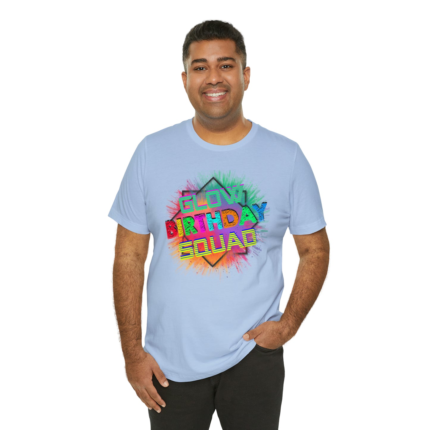 Glow Birthday Squad T-Shirt