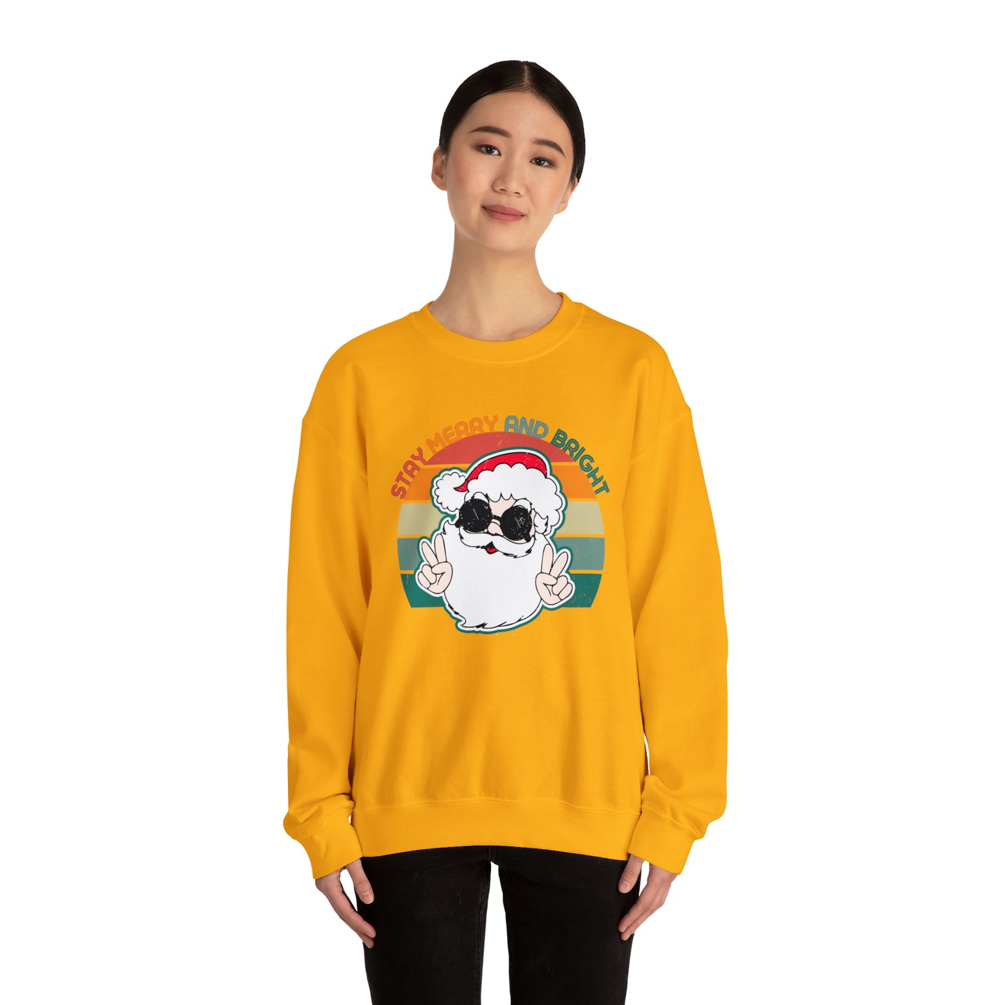 Stay Merry and Bright Heavyweight Crewneck Sweatshirt