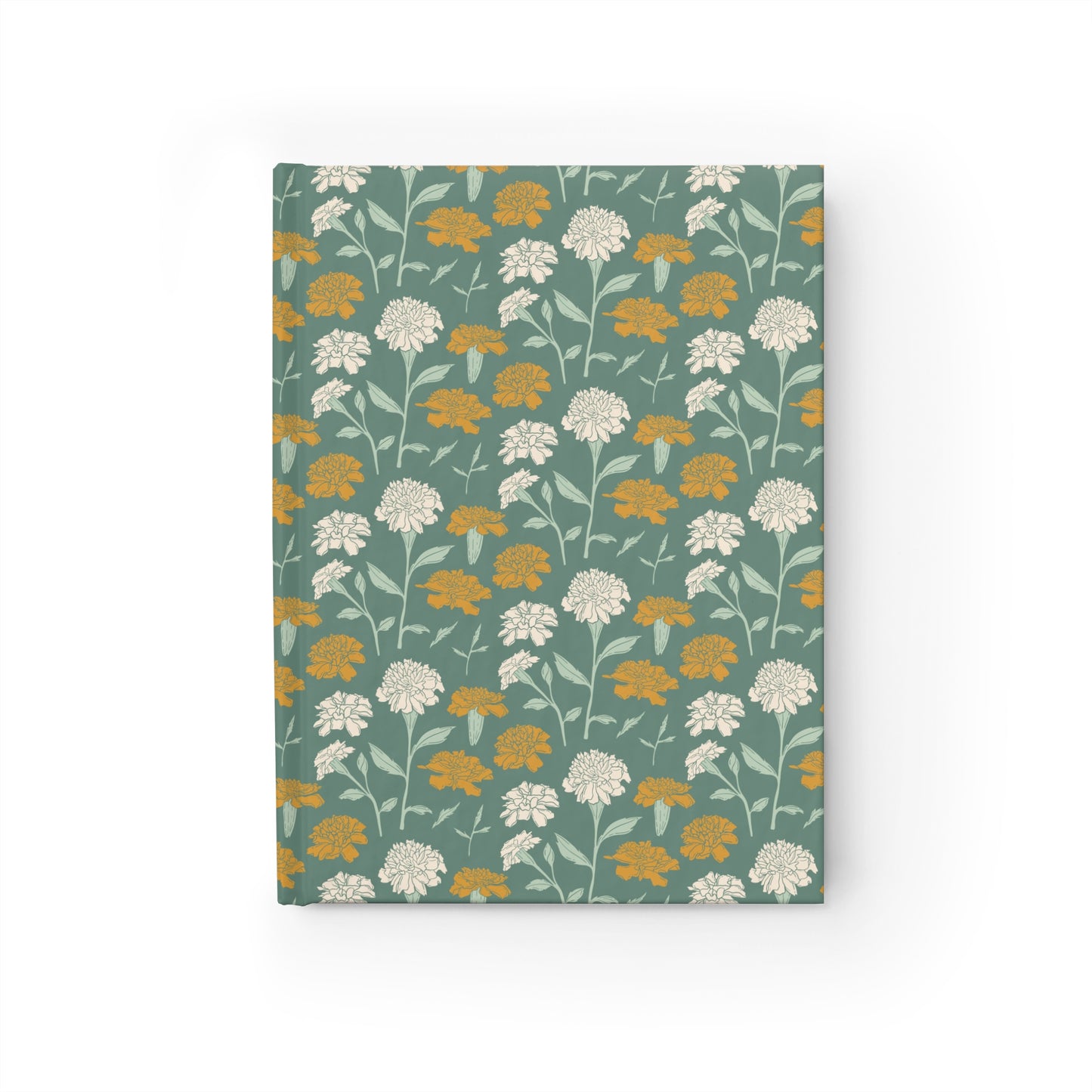 Cream and Green Mum Floral Journal - Blank