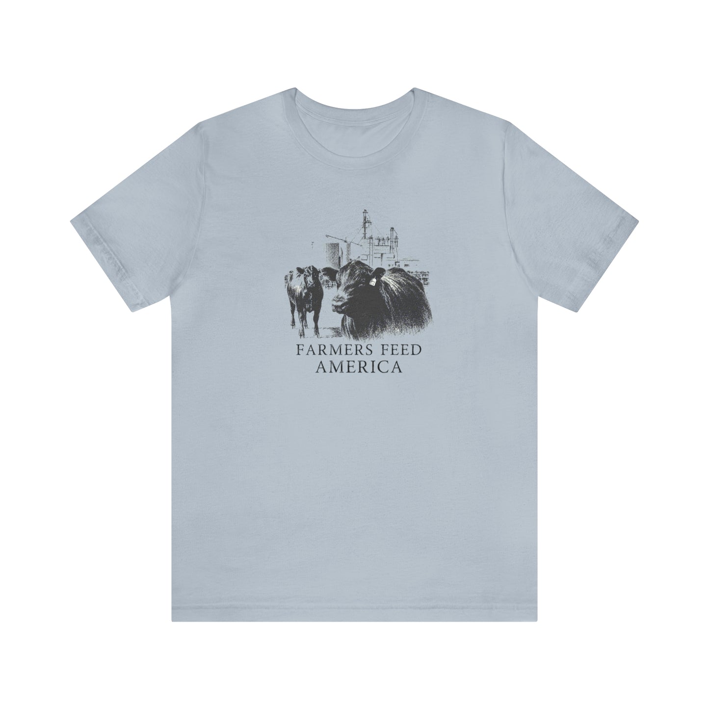 "Farmers Feed America" Unisex Jersey Short Sleeve Tee