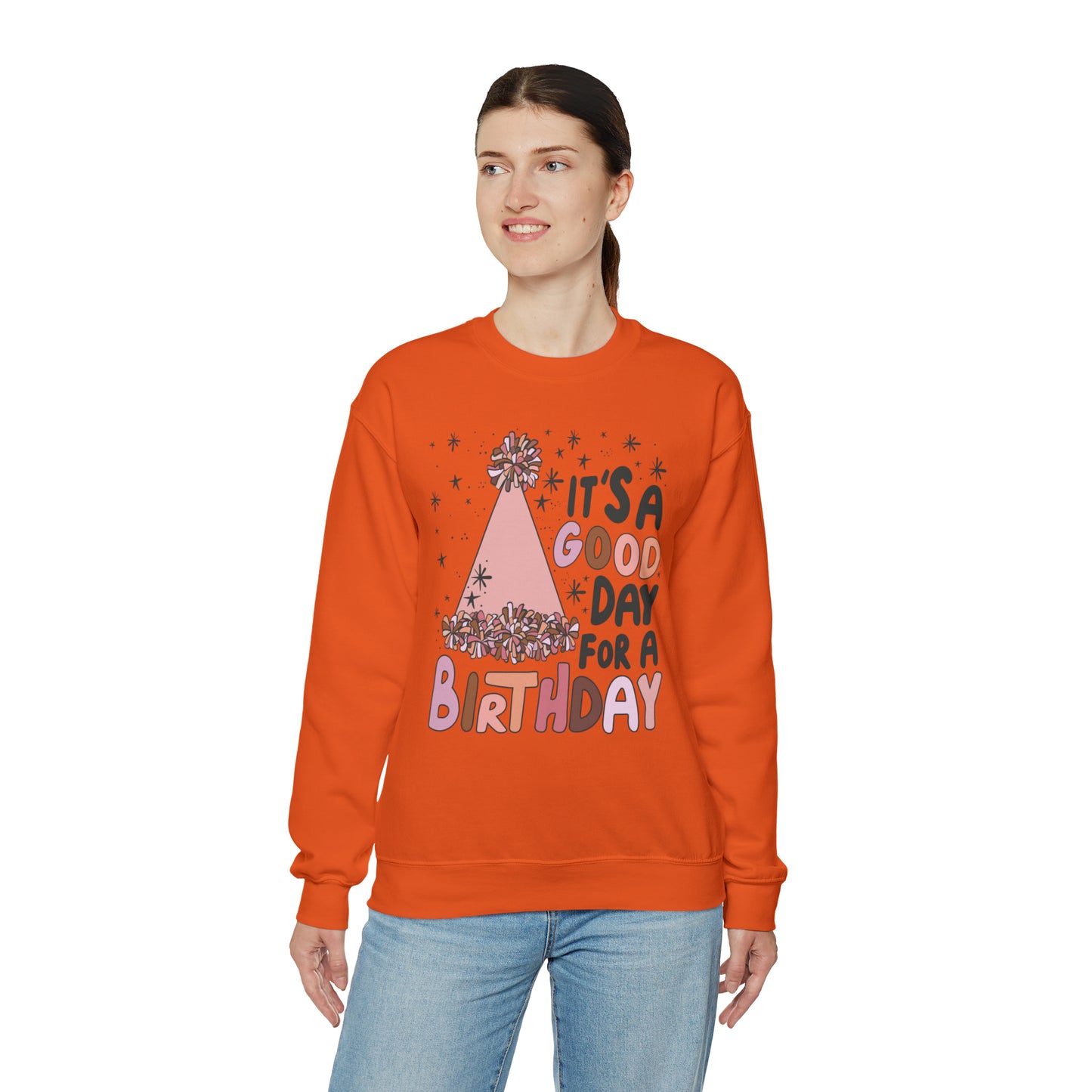 It's a Good Day for a Birthday Heavy Blend™ Crewneck Sweatshirt
