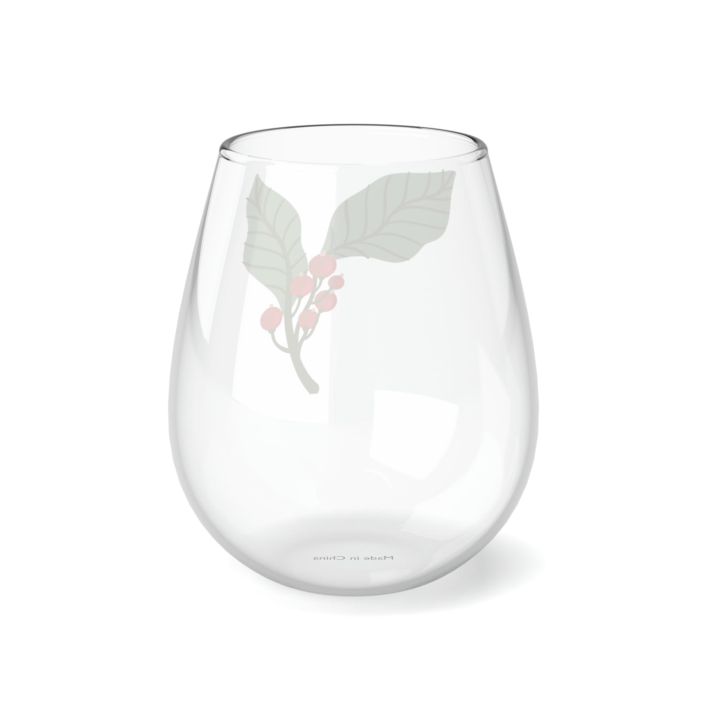 Classic Holly Stemless Wine/ Glass, 11.75oz