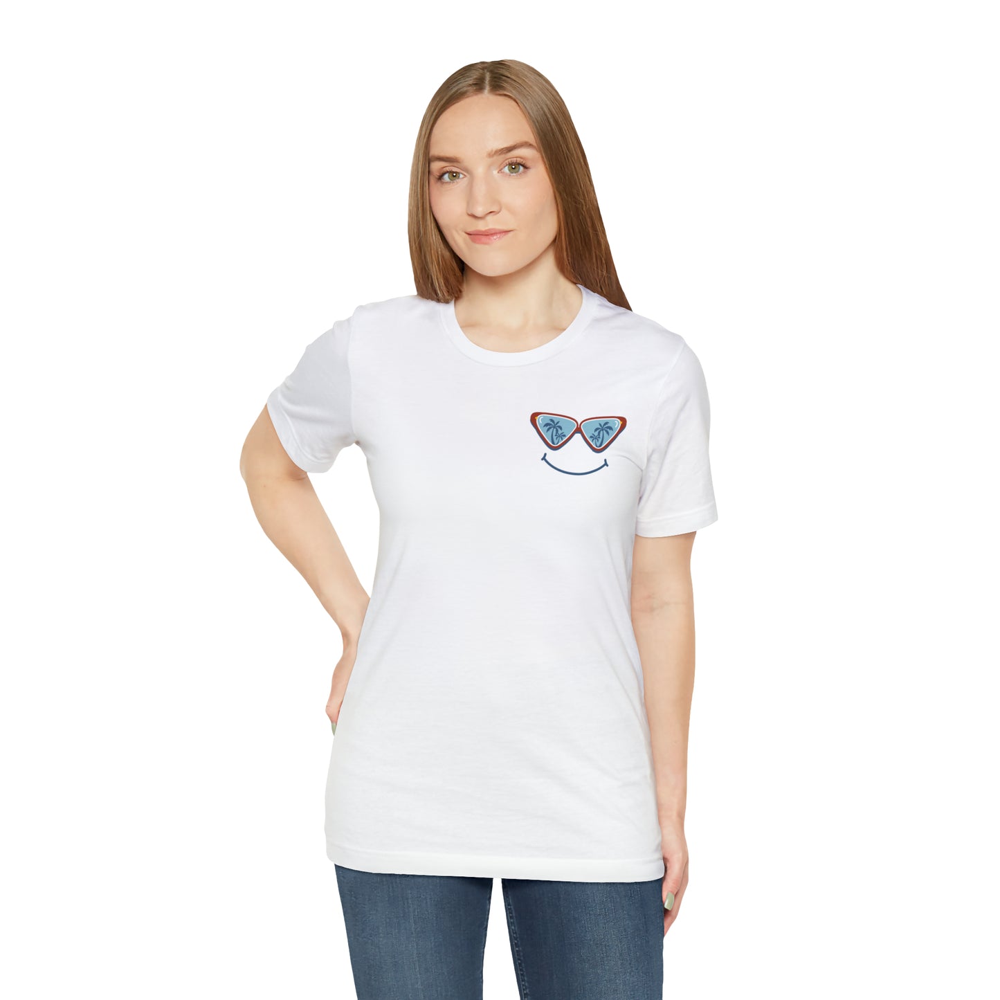 "Teacher on Summer Break Era" (Front and Back Design) Unisex Jersey Short Sleeve Tee