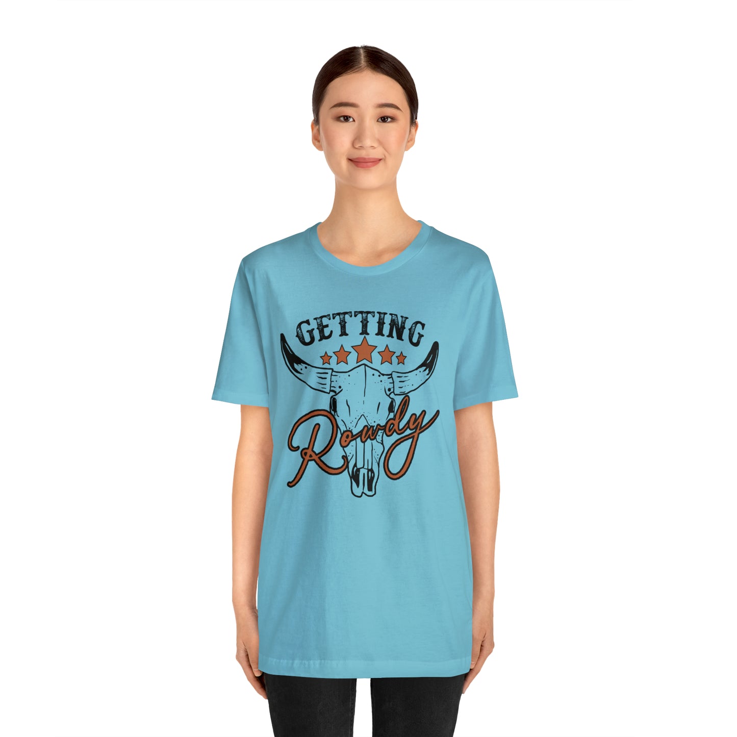 Vintage Getting Rowdy Party/ Bridesmaid/ Groomsman T-Shirt - Black Ink