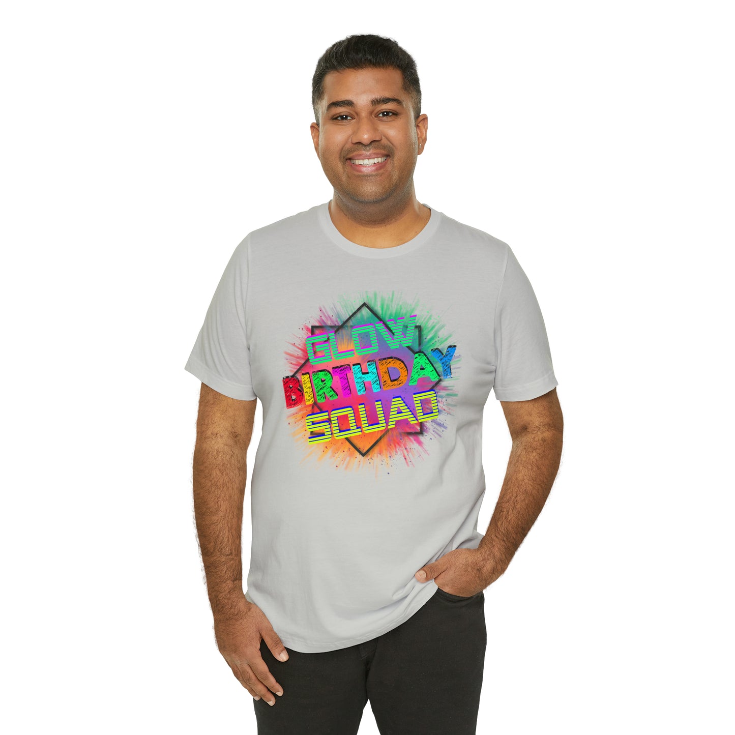 Glow Birthday Squad T-Shirt