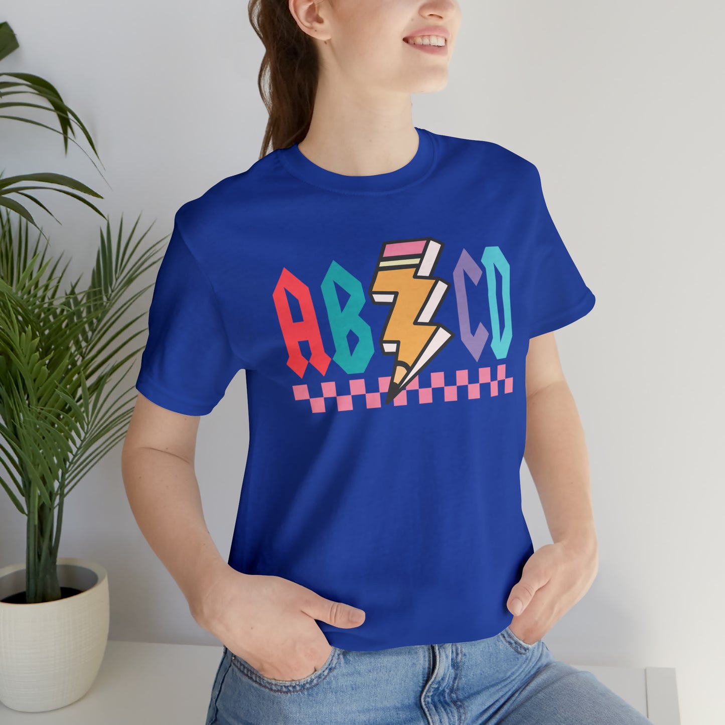 Vintage ABCD Teacher T-Shirt