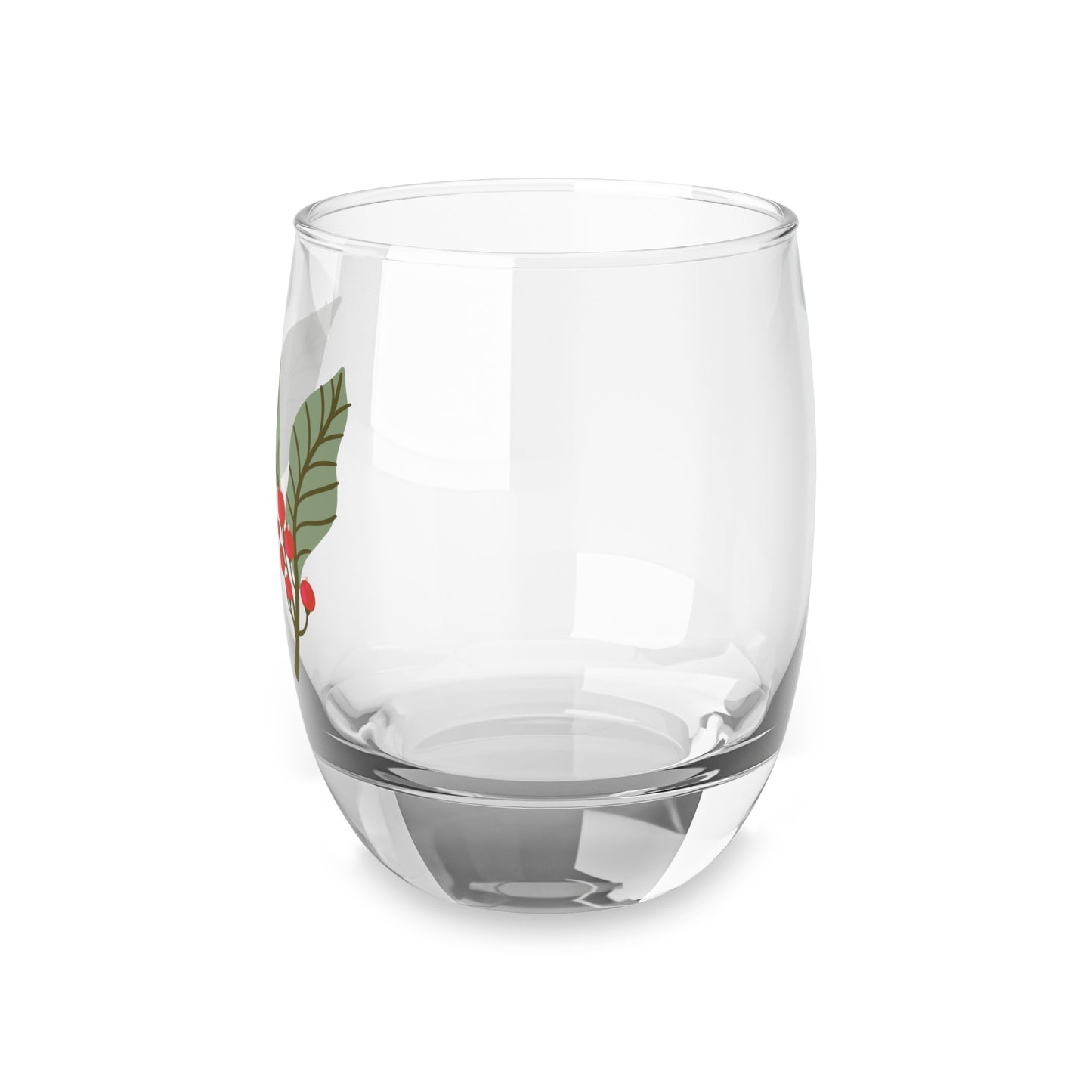 Holly Berry Whiskey Glass