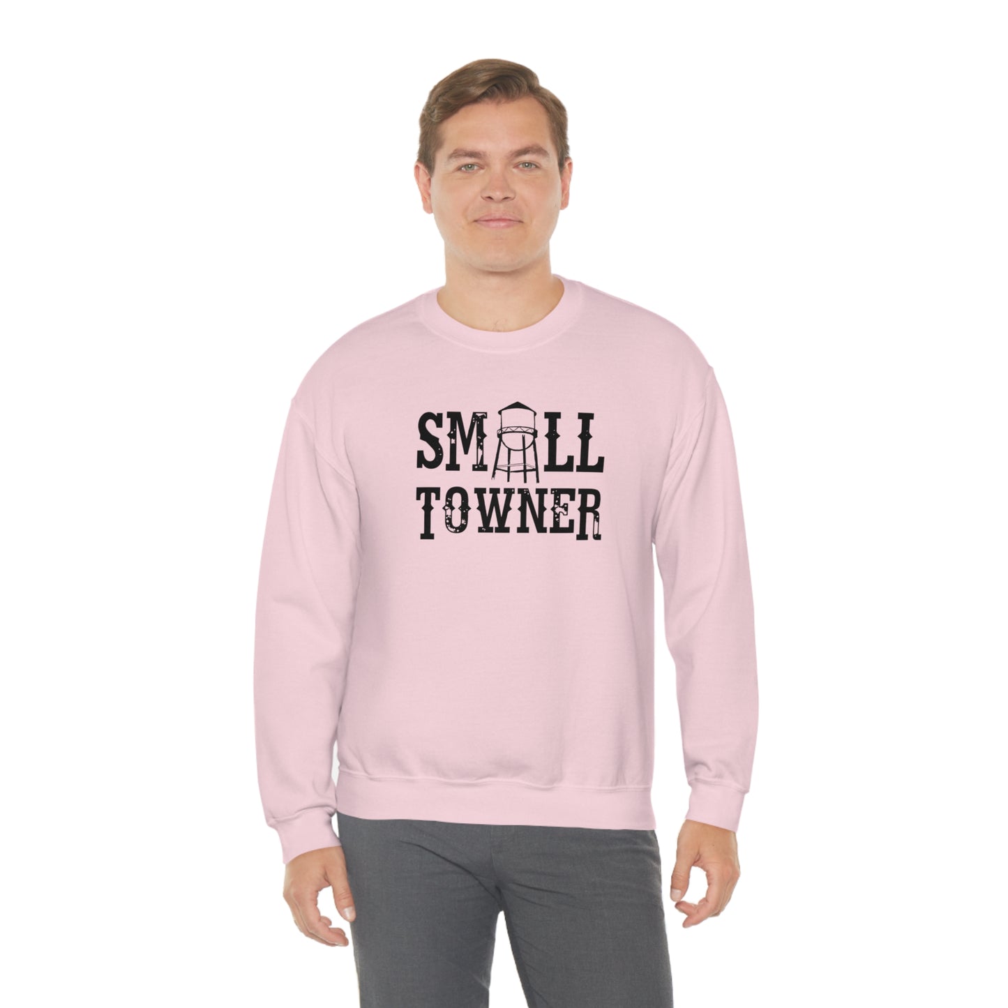 "Small Towner" - Unisex Heavy Blend™ Crewneck Sweatshirt