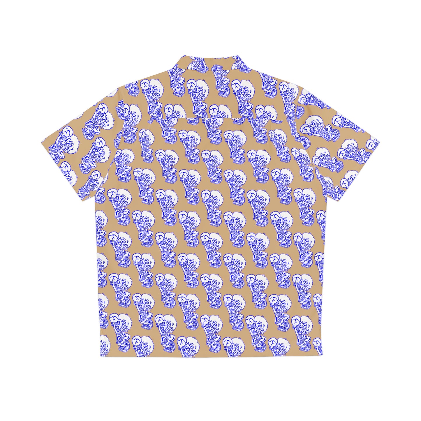 Freeburg Midget Men's Hawaiian Shirt - Tan