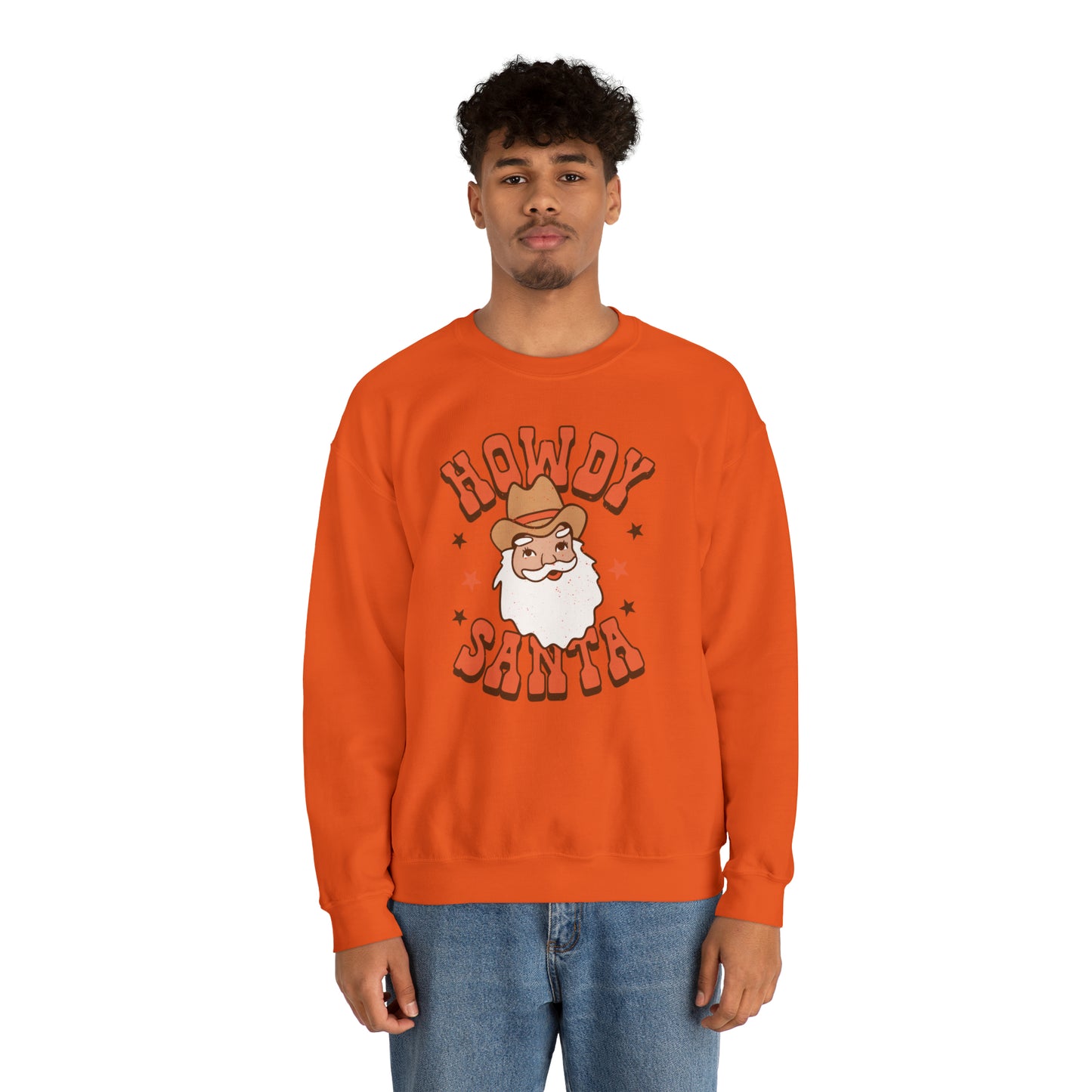 Howdy Santa Heavyweight Crewneck Sweatshirt