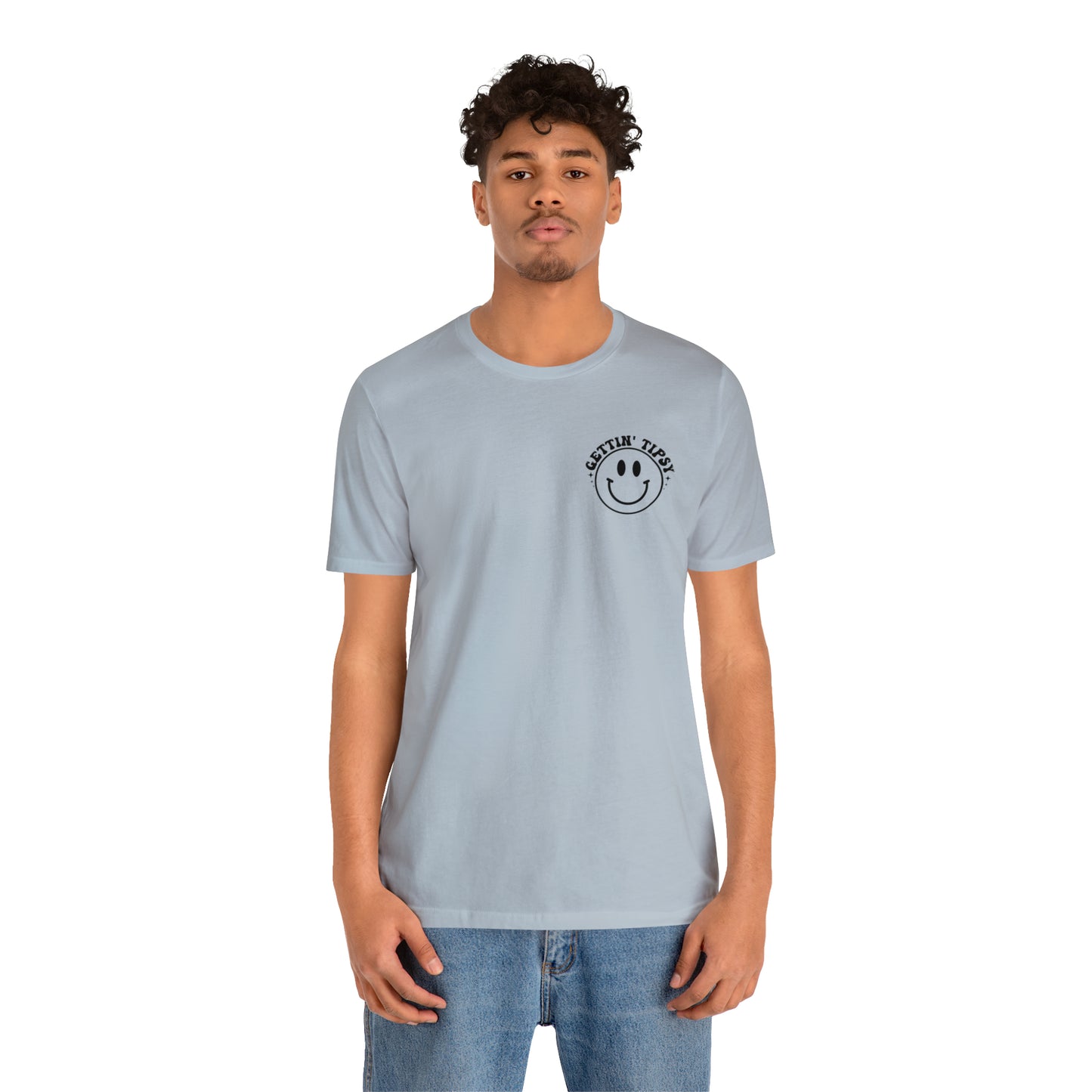 "Errbody in the Lake Gettin' Tipsy" (Front and Back Design) Unisex Jersey Short Sleeve Tee
