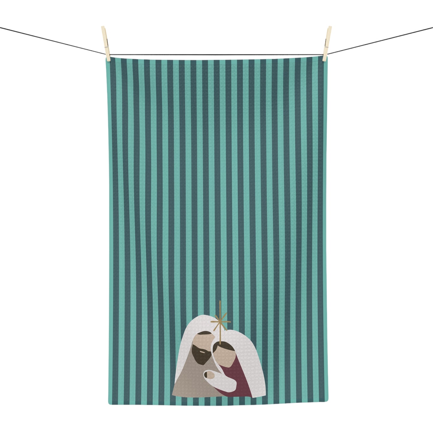 Holy Family Christian Christmas/ Holiday Soft Tea Towel