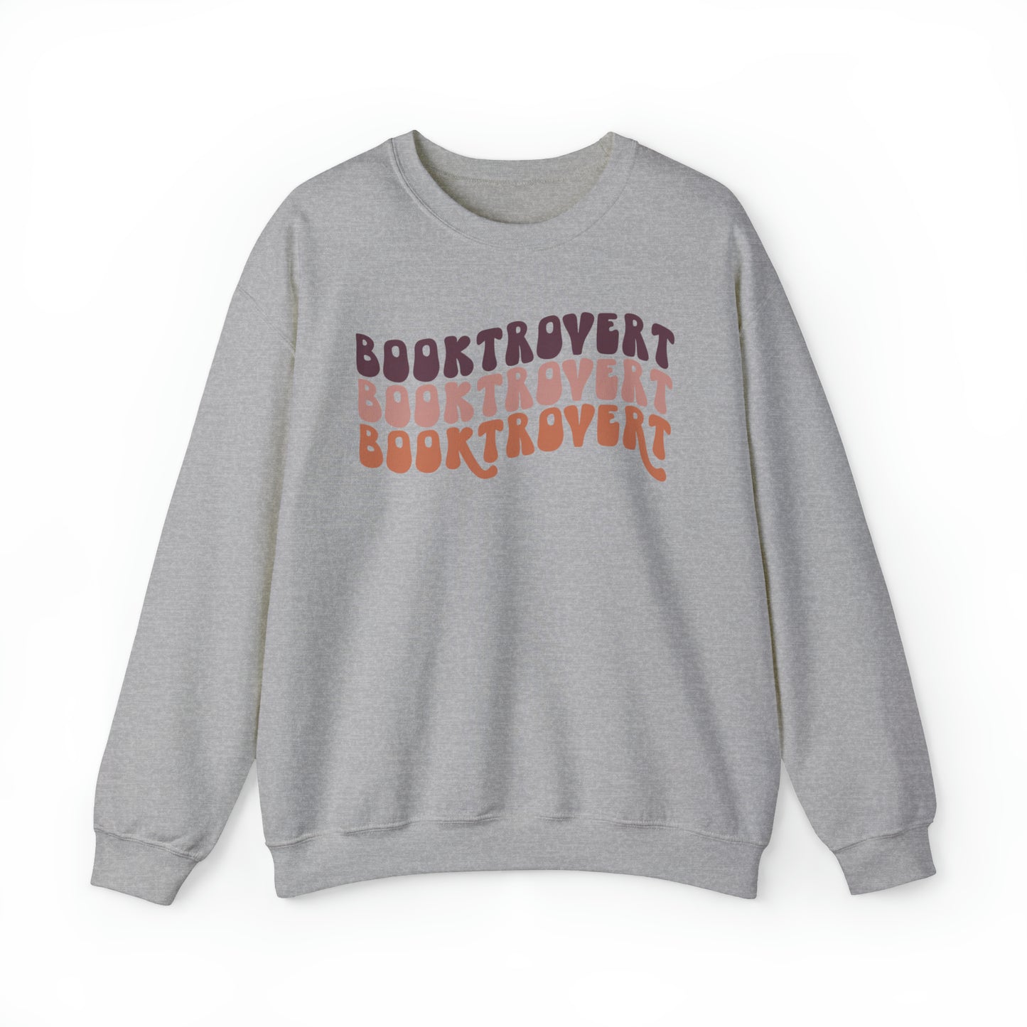Warm Booktrovert Unisex Heavy Blend Crewneck Sweatshirt