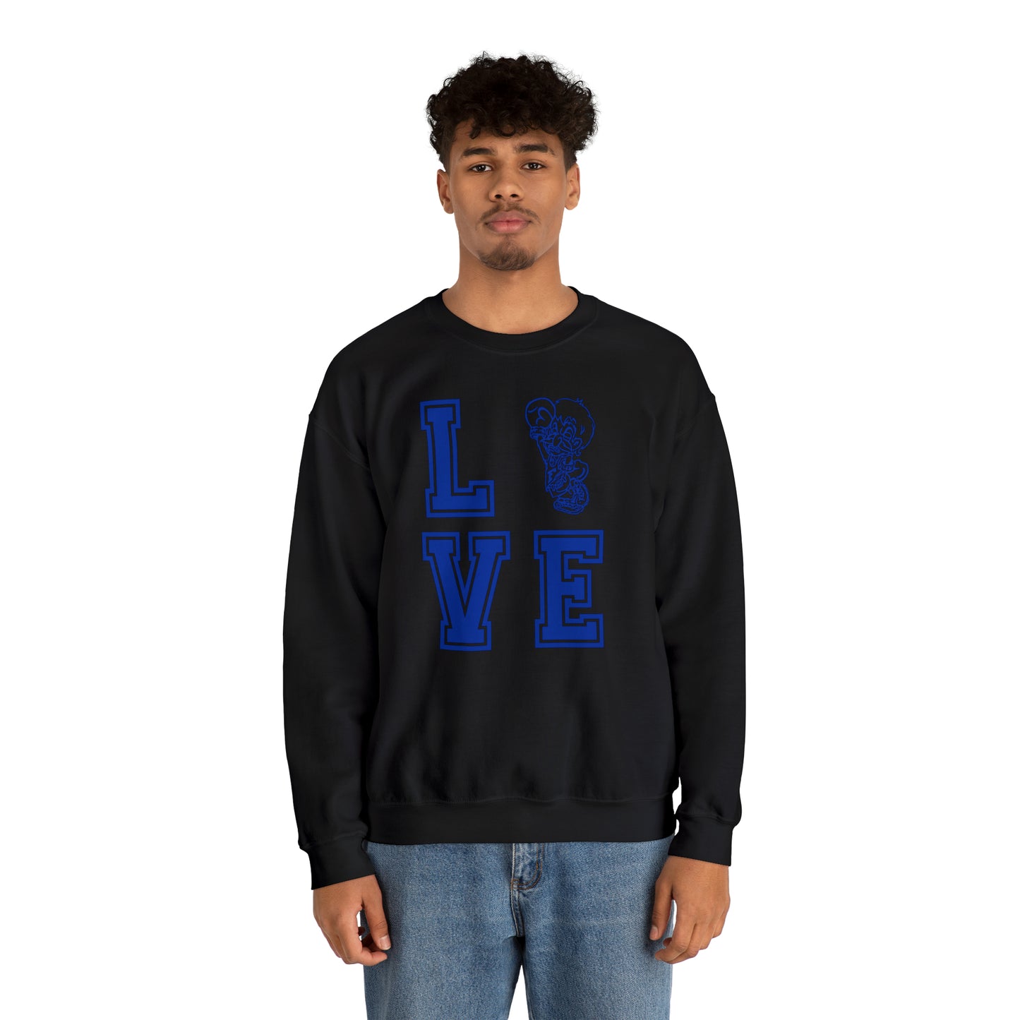 "Love Freeburg Midgets" Unisex Heavy Blend™ Crewneck Sweatshirt