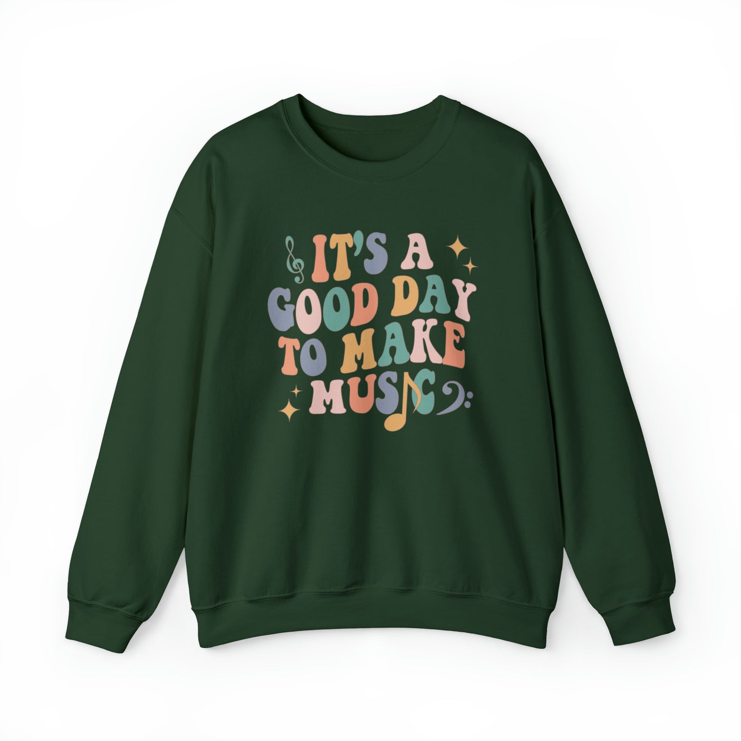 It's a Good Day to Make Music Heavyweight Crewneck Sweatshirt
