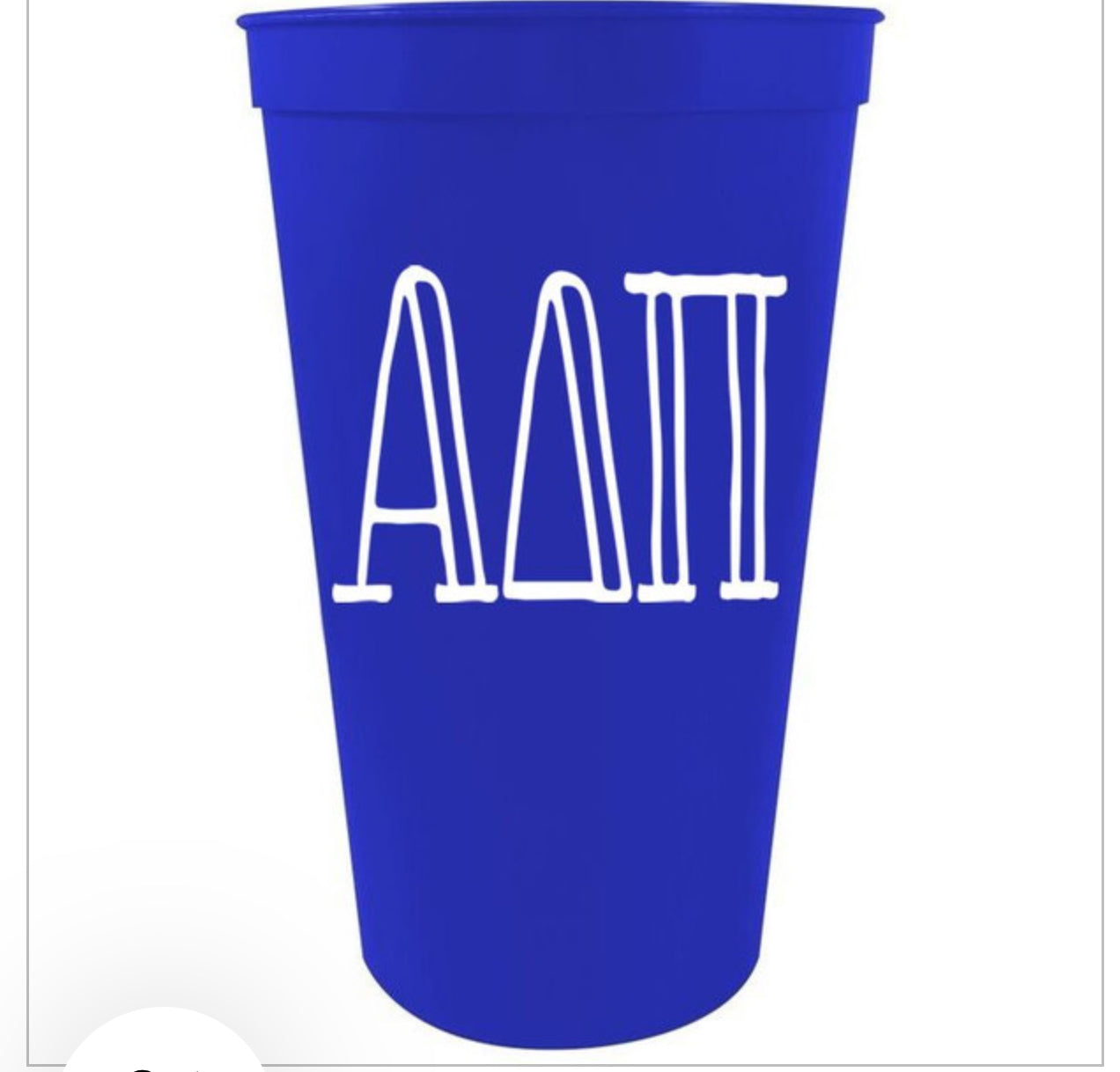 Alpha Delta Pi Stadium Cups