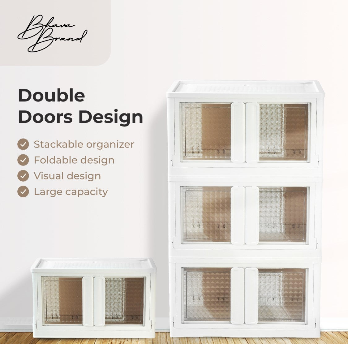 Stackable Organizer – Durable, Foldable and Built for Everyday Use