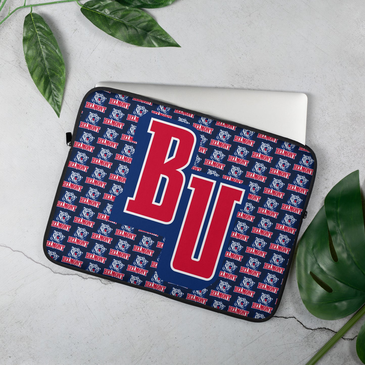 BU - Belmont University Laptop Sleeve - Blue