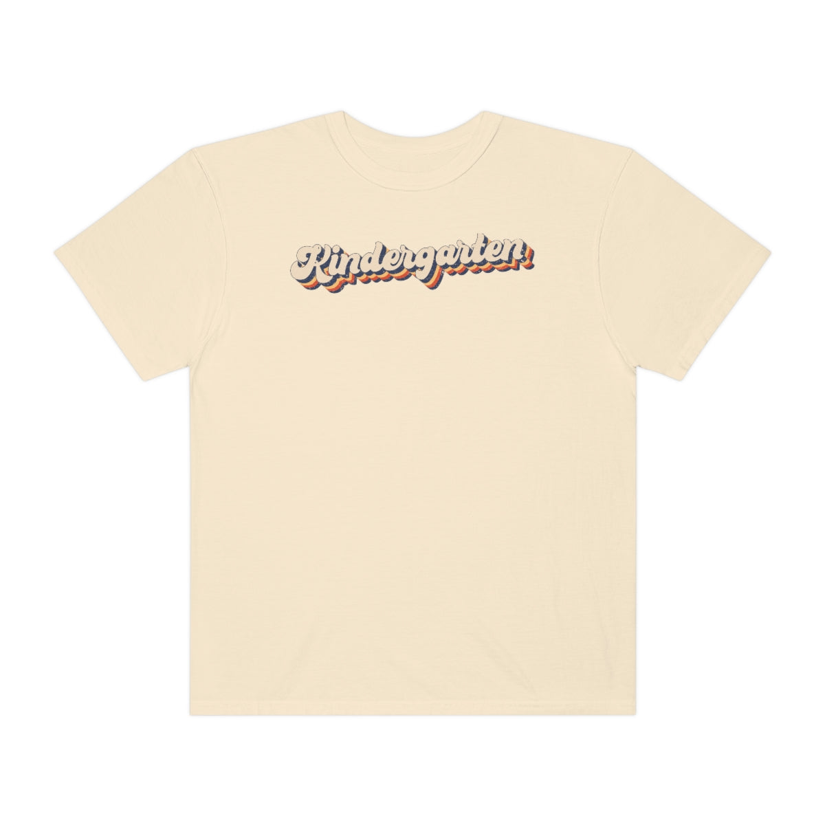 Retro Kindergarten Unisex Garment-Dyed Comfort Colors PREMIUM T-shirt