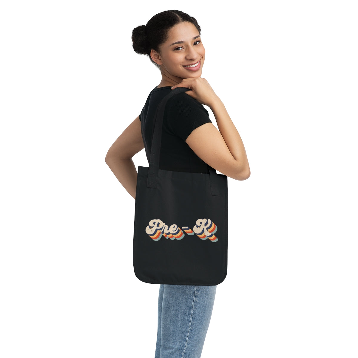 Pre-K Organic Canvas Tote Bag