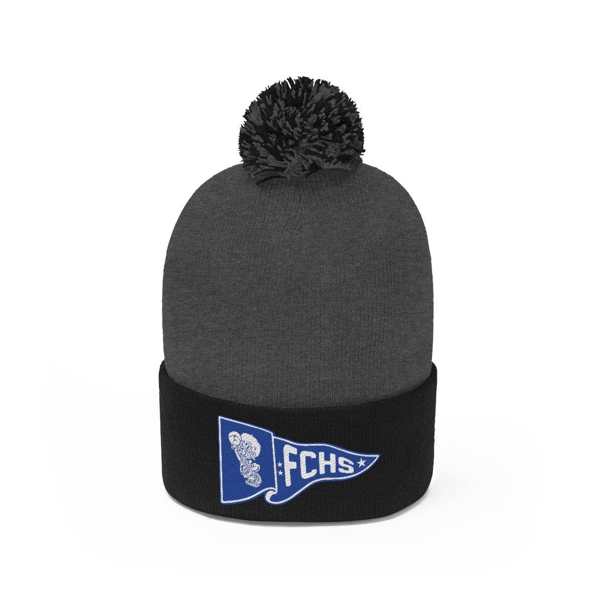 Freeburg Midget Pennant Pom Pom Beanie