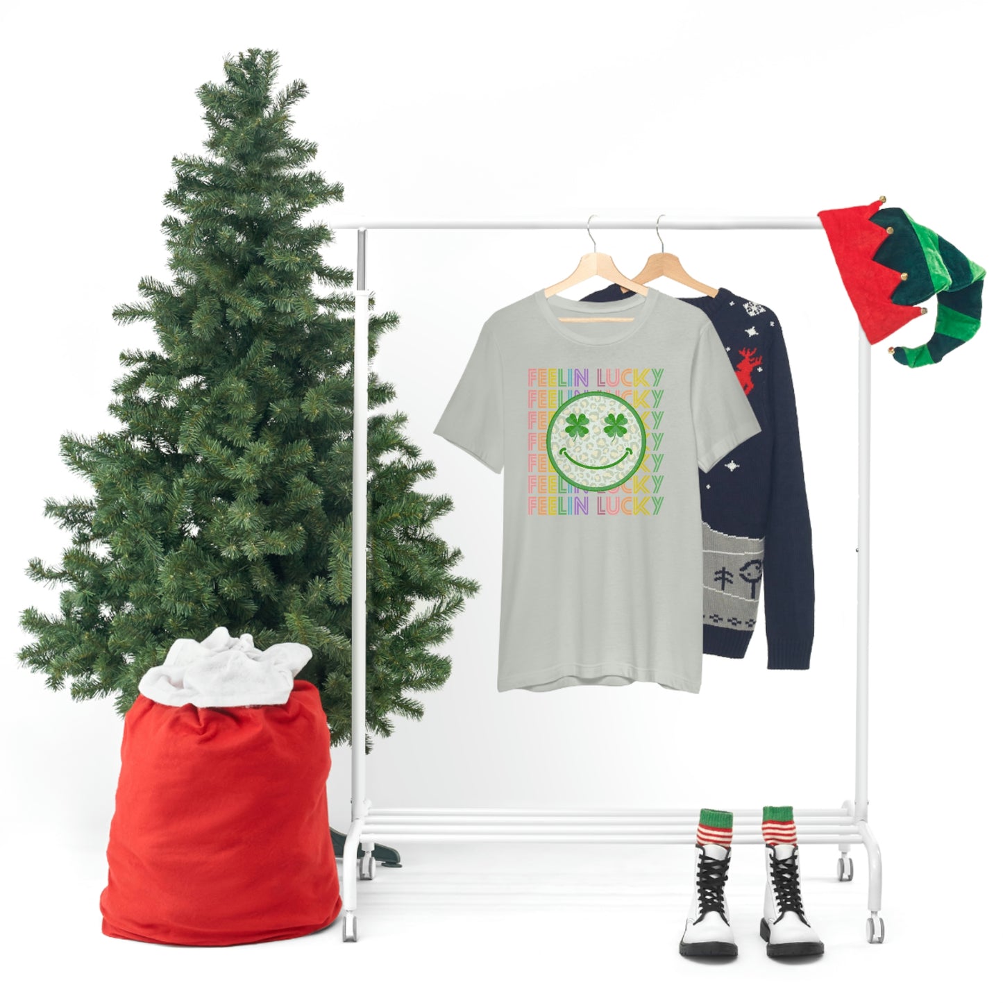 St. Patrick's Day "Feelin Lucky" Unisex Jersey Short Sleeve Tee