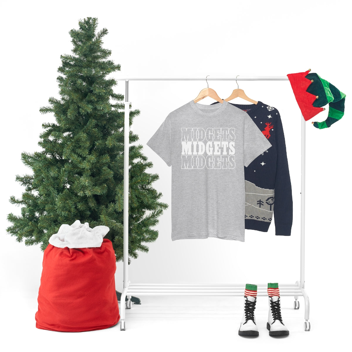 Midget Stack Unisex Heavy Cotton Tee