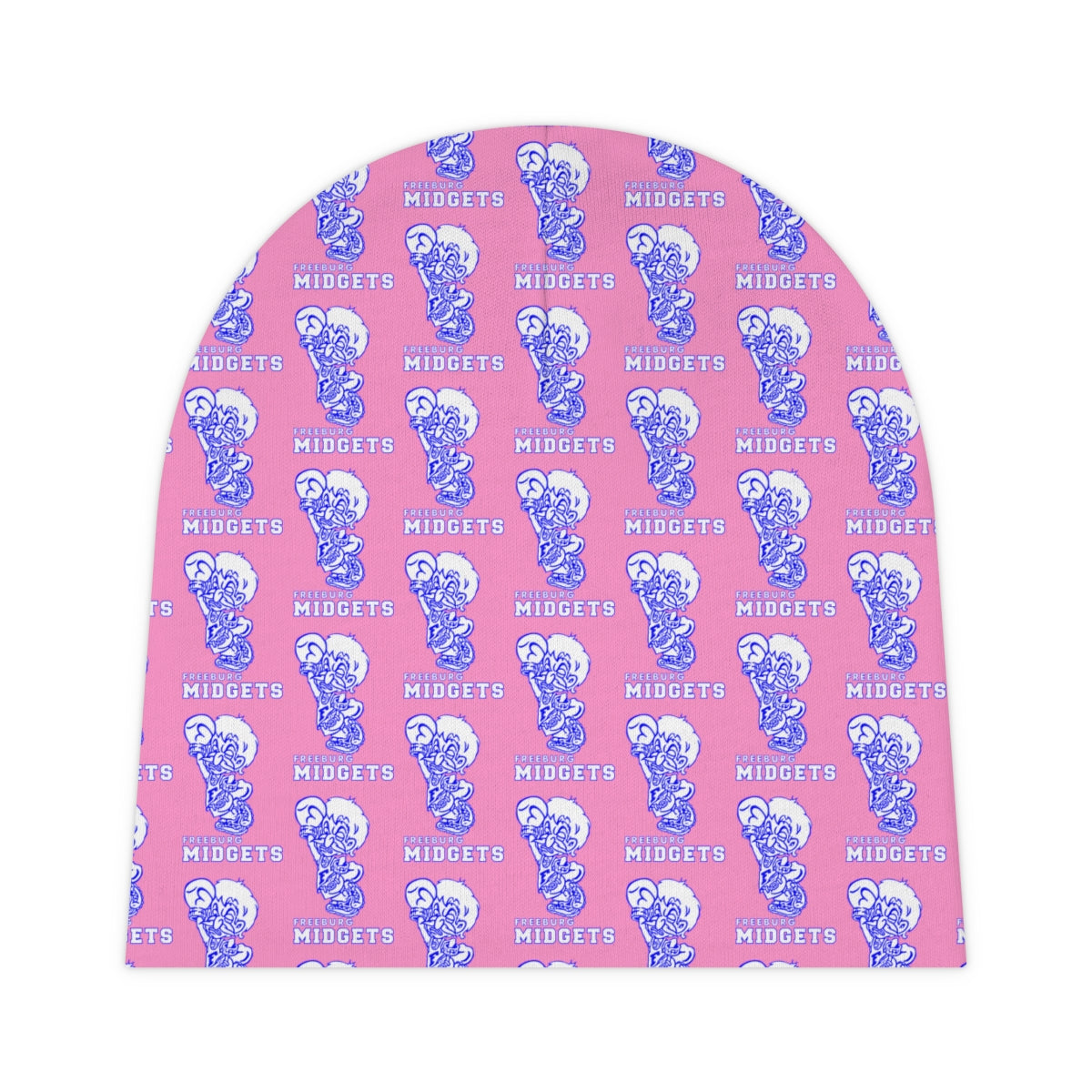 Pink Freeburg Midgets Baby Beanie