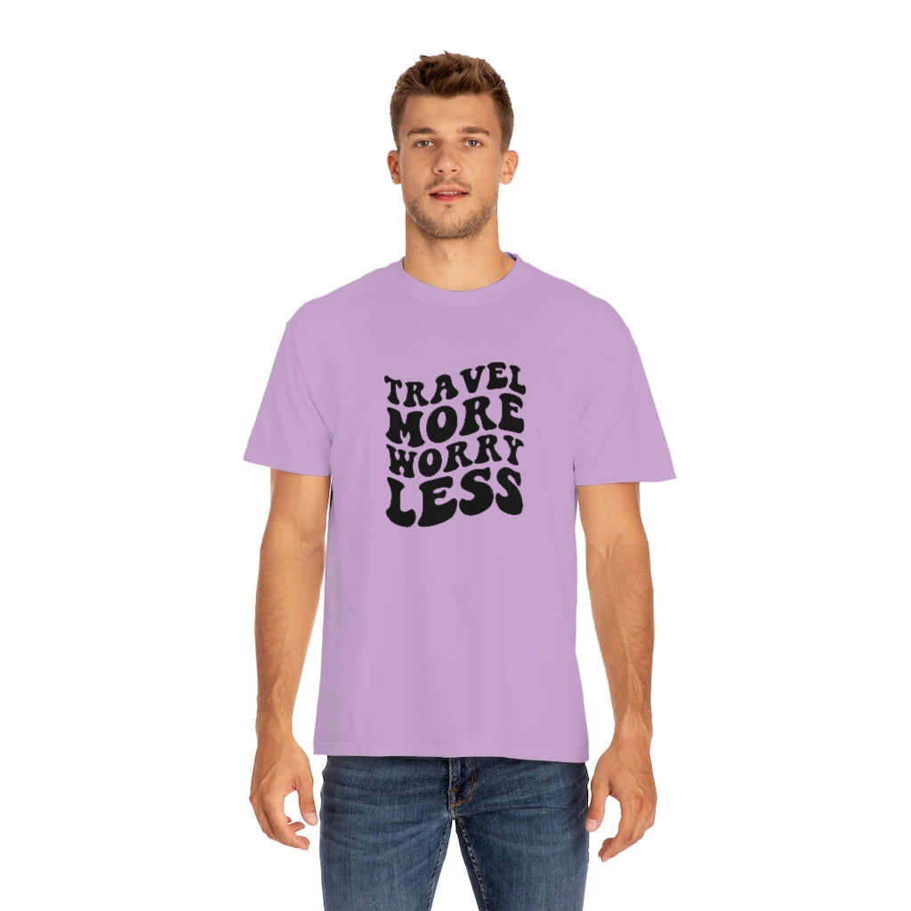 Travel More Worry Less Unisex Garment-Dyed PREMIUM T-shirt