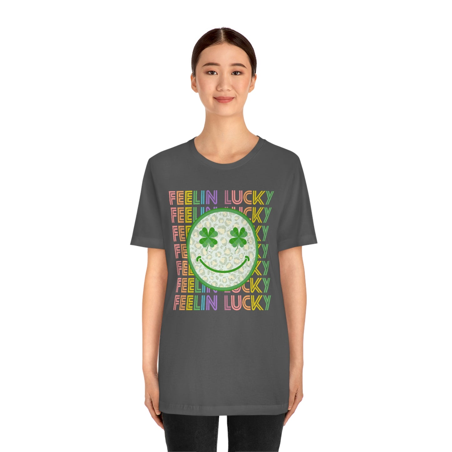 St. Patrick's Day "Feelin Lucky" Unisex Jersey Short Sleeve Tee