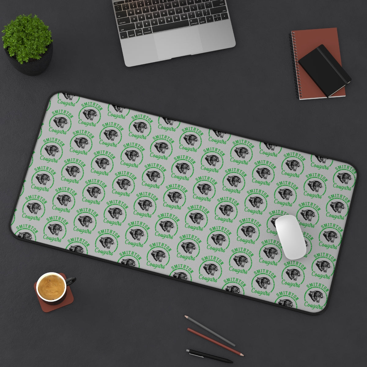 Smithton Cougars Pattern Desk Mat