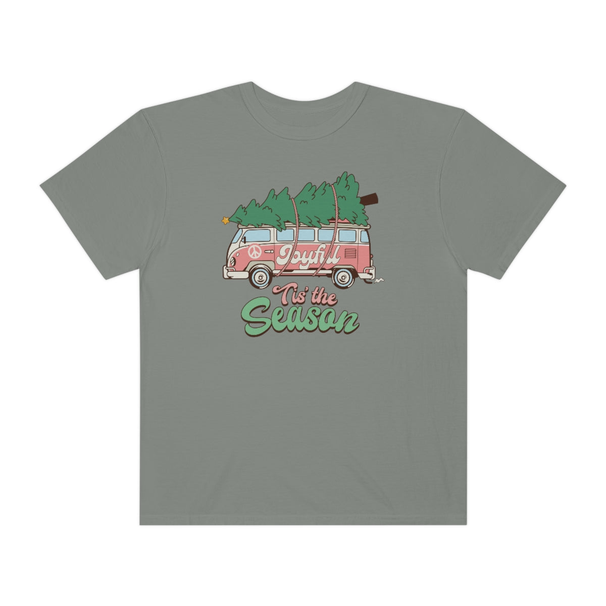 Tis the Season Retro Unisex Garment-Dyed Comfort Colors PREMIUM T-shirt