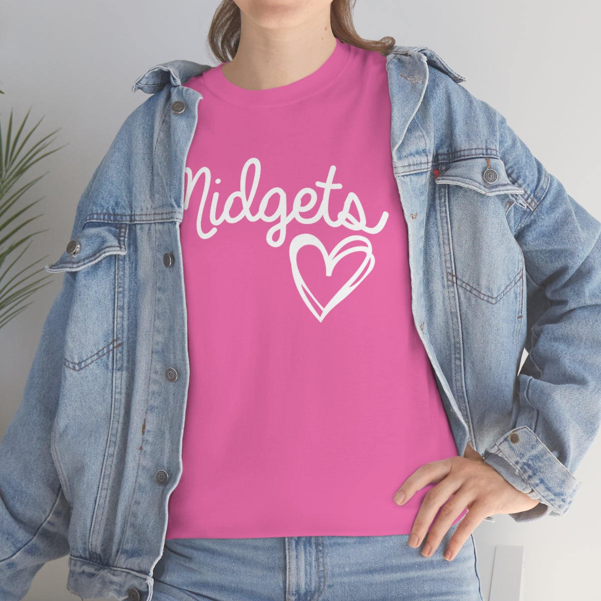 Midget Heart Unisex Heavy Cotton Tee