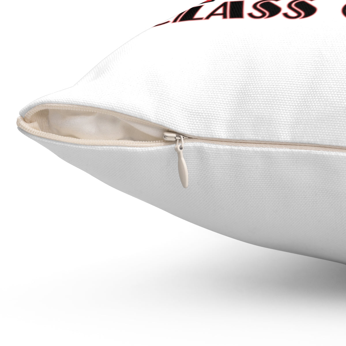 White Freeburg Hornet Class of 2023 Spun Polyester Square Pillow
