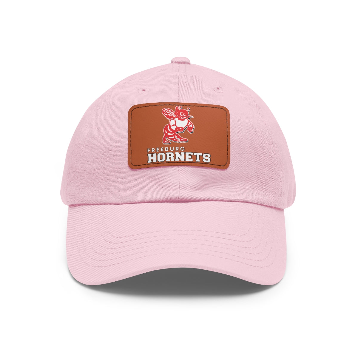 Freeburg Hornet Dad Hat with Leather Patch