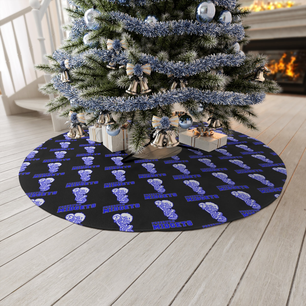 Freeburg Midget Black Round Tree Skirt