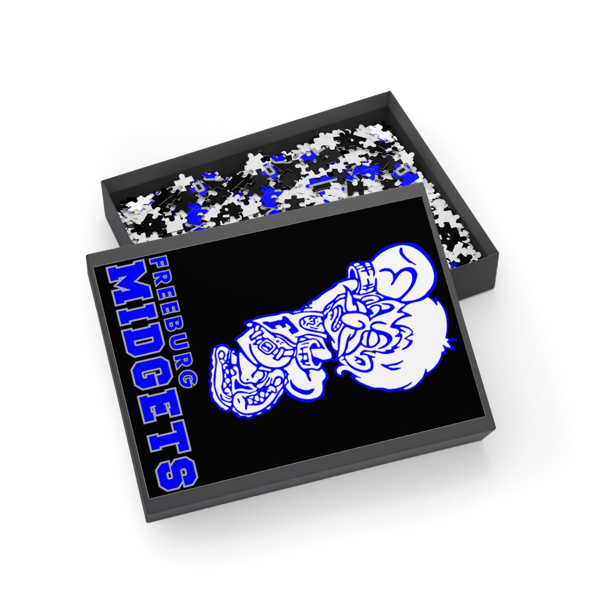 Freeburg Midget Puzzle - Black (96, 252, 500, 1000-Piece)