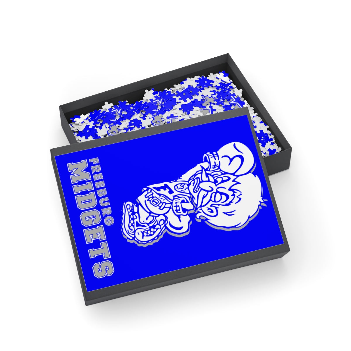 Freeburg Midget Puzzle - Blue (96, 252, 500, 1000-Piece)