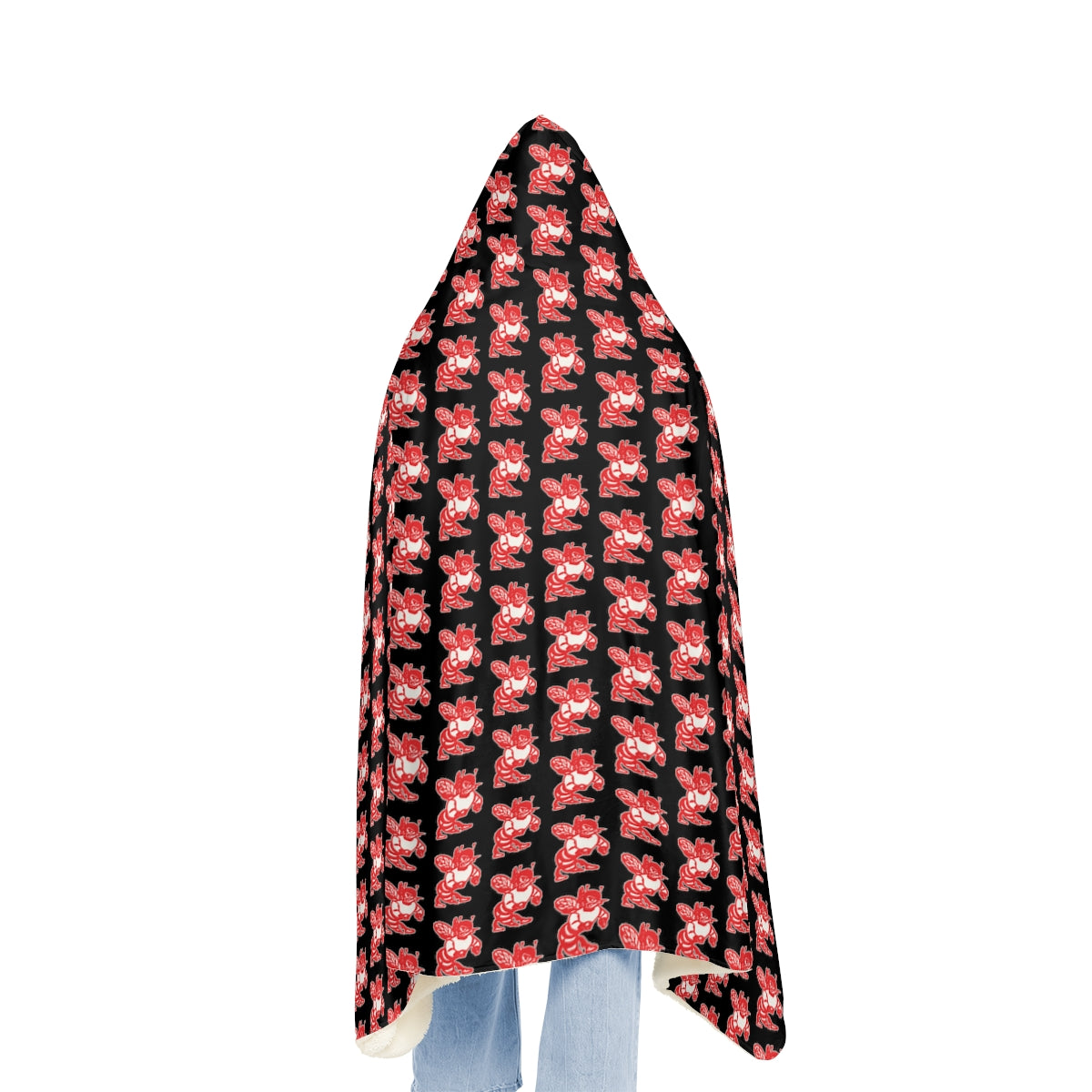 Black Freeburg Hornet Snuggle Blanket