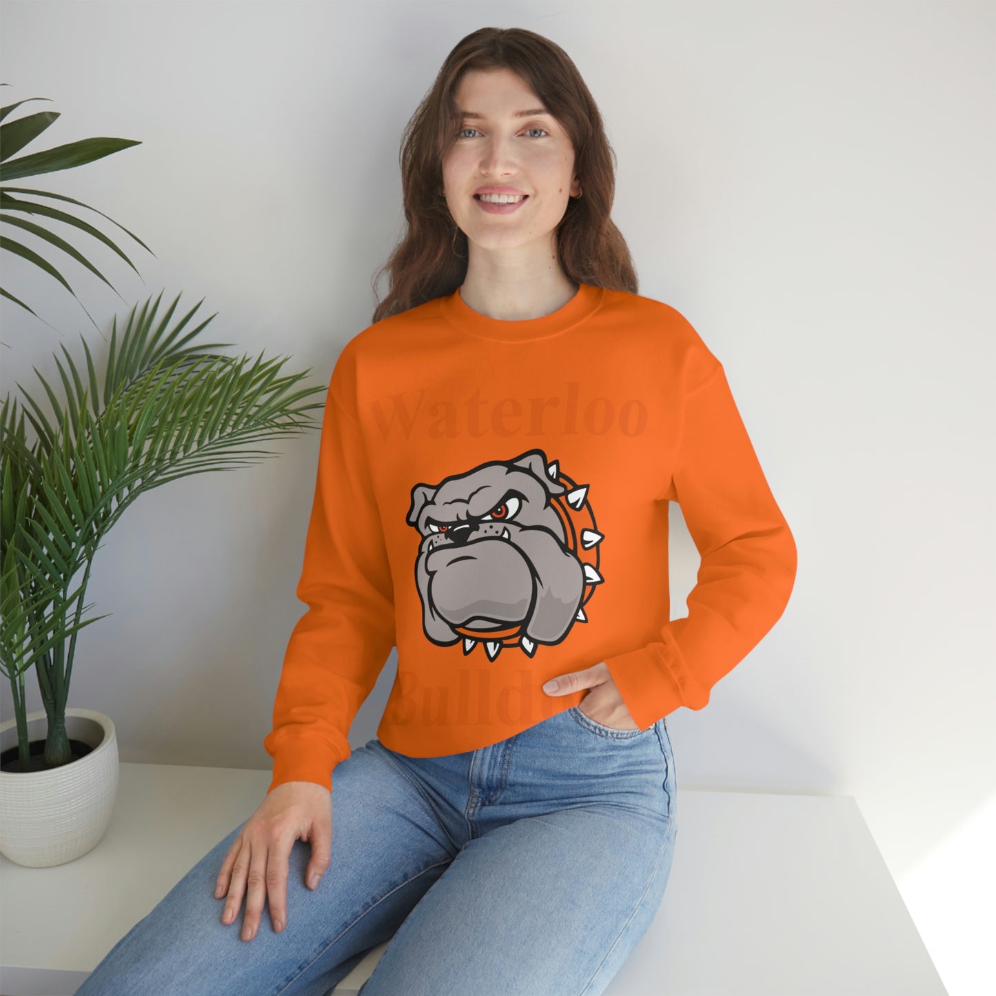 Waterloo Bulldogs Unisex Heavy Blend Crewneck Sweatshirt